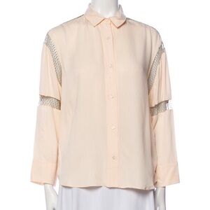KENZO cream shirt with cut outs